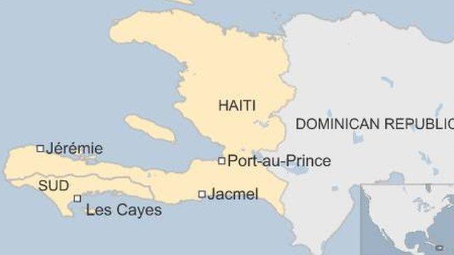 Map of Haiti