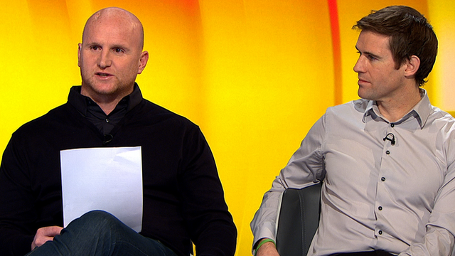 John Hartson and Kevin Kilbane