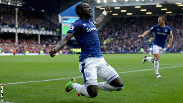 Everton striker Oumar Niasse