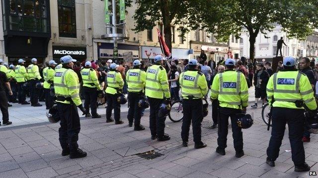 Police in Cardiff