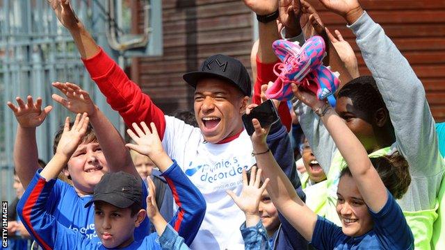 French international Kylian Mbappe donated his earnings from playing at the World Cup to charity