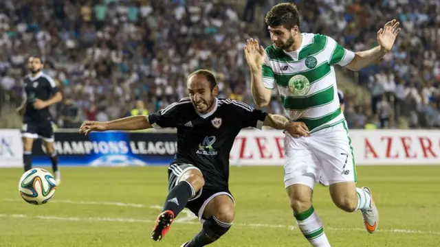 Nadir Ciftci is the lone striker for Celtic