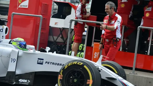 Maurizio Arrivabene and Felipe Massa