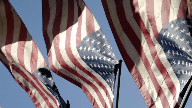 US flags