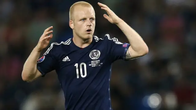 Steven Naismith reacts