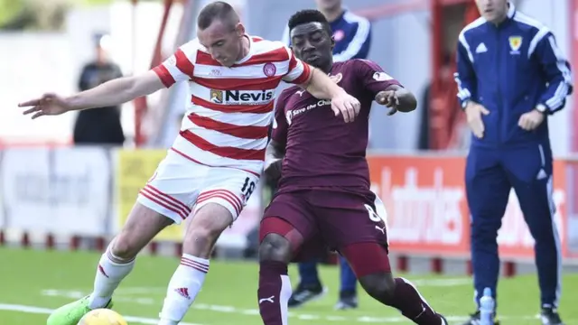 Dougie Imrie and Prince Buaben