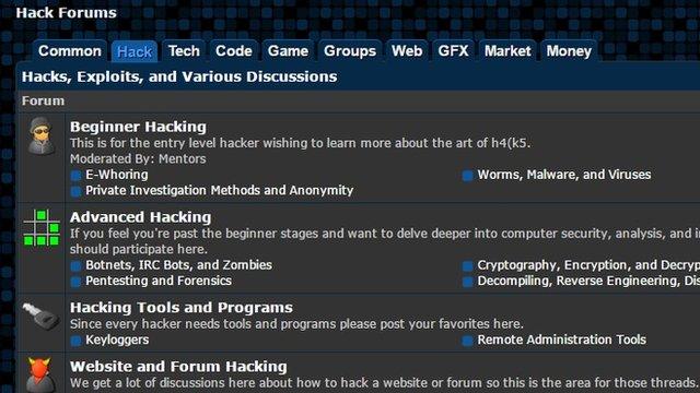 Hack Forums screengrab