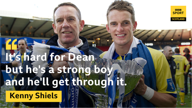 Kenny Shiels quote on the abuse his son has received