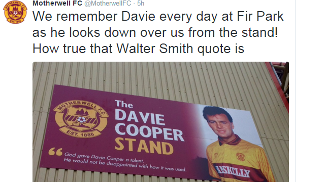 Motherwell tweet