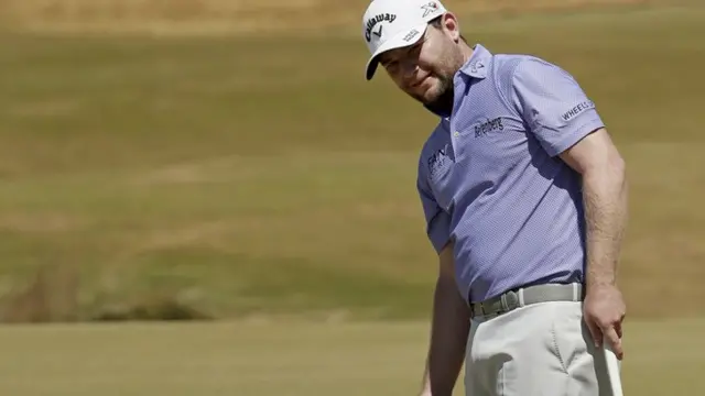 Branden Grace on the green
