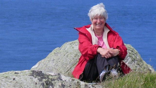 Missing Sally Allan: CCTV images show last sighting - BBC News