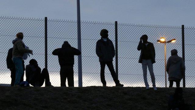 Migrants in Calais