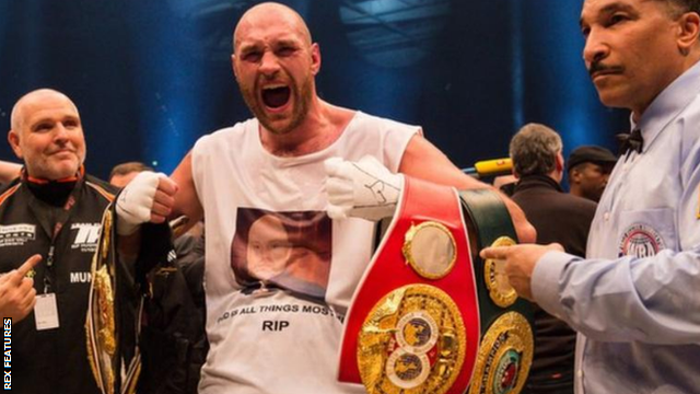 Tyson Fury shocked Wladimir Klitschko last November to become world heavyweight champion