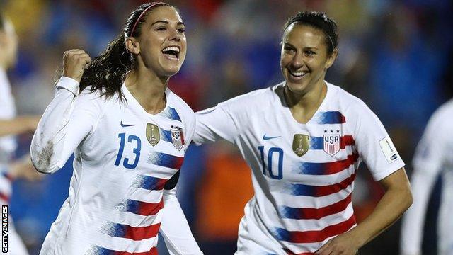 Alex Morgan and Carli Lloyd