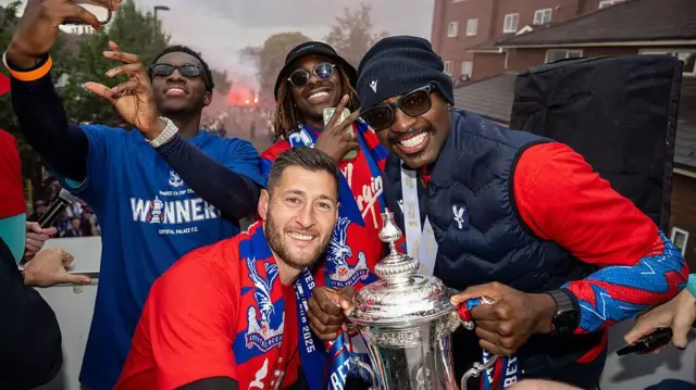 Eddie Nketiah, Ebere Eze, Joel Ward, Jean-Philippe Mateta 