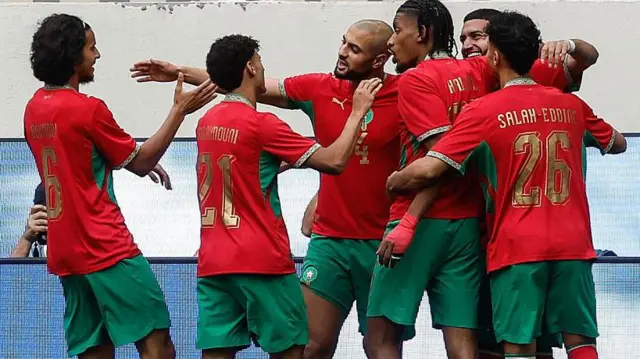 Morocco celebrate in friendly win