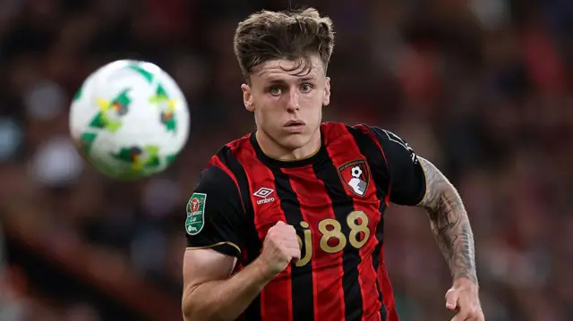 Gannon-Doak in action for Bournemouth 