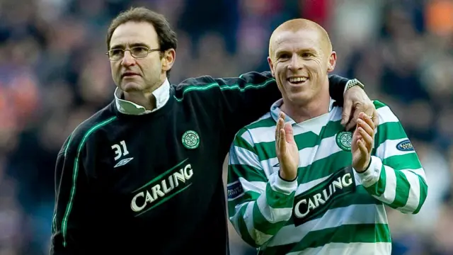 Martin O'Neill and Neil Lennon