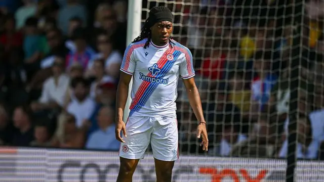 Tayo Adaramola of Crystal Palace during the pre-season friendly match between Bromley and Crystal Palace at Copperjax Community Stadium