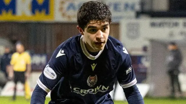 Cesar Garza, who arrived on loan from Monterrey, is one of four new signings at Dundee in the January window