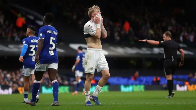 Melker Widell looks disappointed