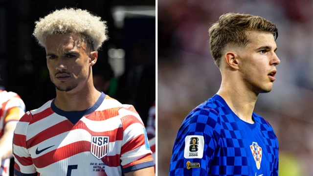 Antonee Robinson and Luka Vuskovic