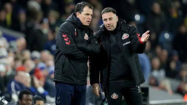 Regis Le Bris with James Brayne, Sunderland's set-piece coach