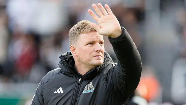 Newcastle manager Eddie Howe