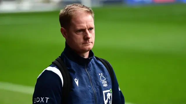 Alan Tate during his time at Nottingham Forest