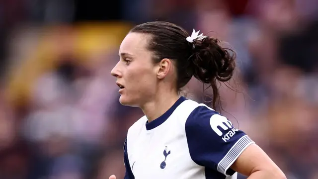 Hayley Raso playing for Tottenham