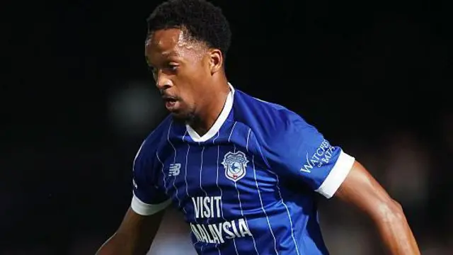 Cardiff City winger Chris Willock in action