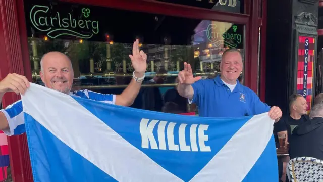 Kilmarnock fans in Copenhagen