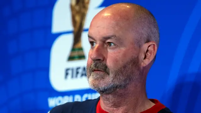 Scotland head coach Steve Clarke