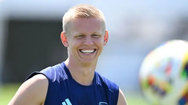 Arsenal defender Oleksandr Zinchenko