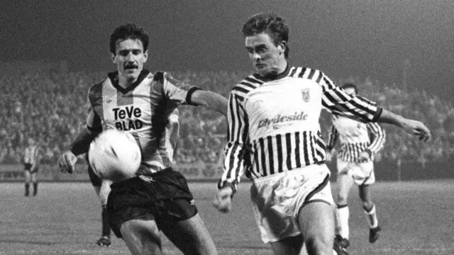 St Mirren v Mechelen from 1987