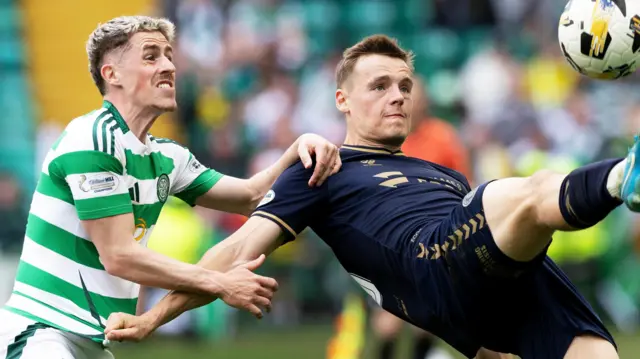 Kilmarnock's Lewis Mayo and Celtic's Luke McCowan