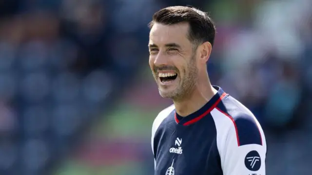 Falkirk striker Brian Graham
