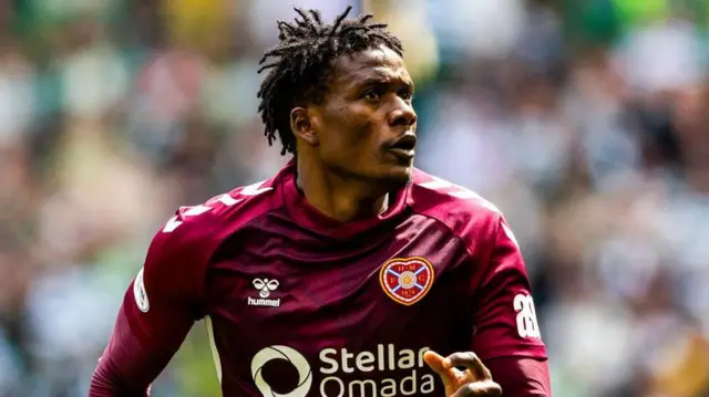 Pierre Landry Kabore scored in Hearts' friendly win over Arbroath