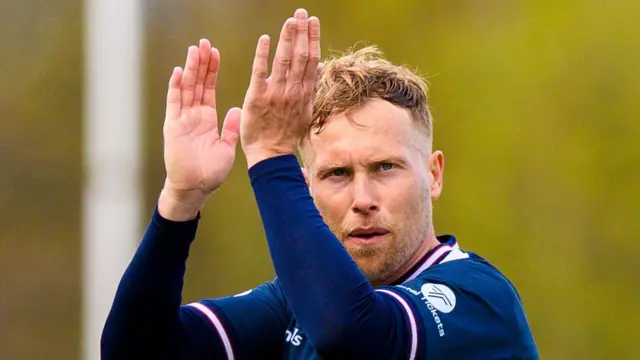 Falkirk midfielder Scott Arfield