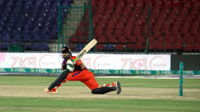Muhammad Rizwan batting for Rawalpindiz