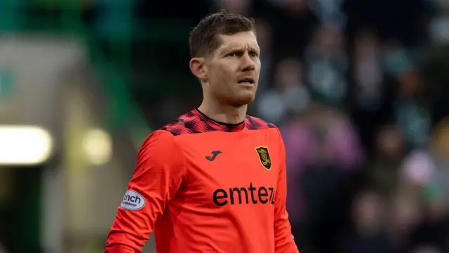 Michael McGovern in action for Livingston