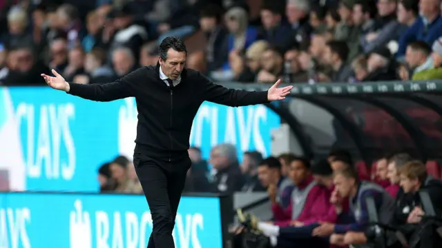 Aston Villa manager Unai Emery