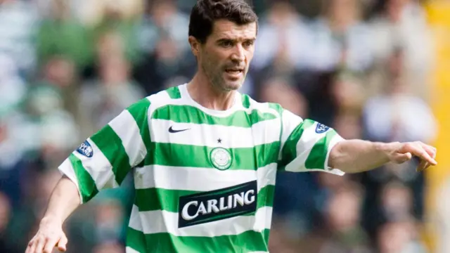 Roy Keane helped Celtic win the league title and League Cup during his six-month spell