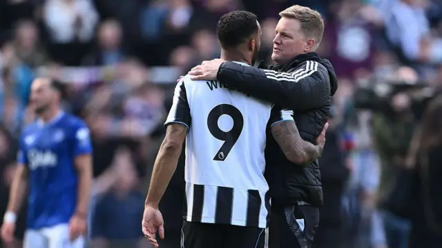 Eddie Howe and Callum Wilson