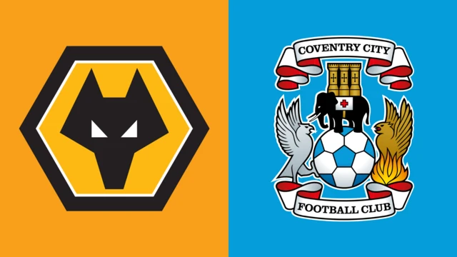 Wolves and Coventry club badges