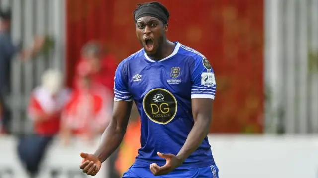 Tunmise Sobowale in action for Waterford