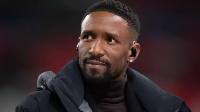 Jermain Defoe looks on