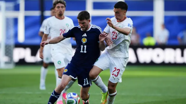 Ryan Christie in action