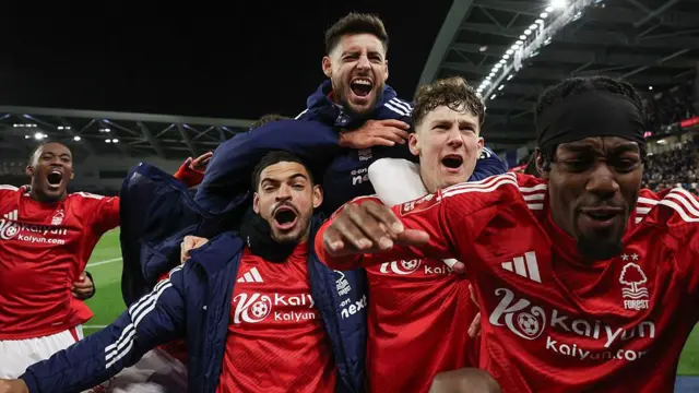 Players celebrate