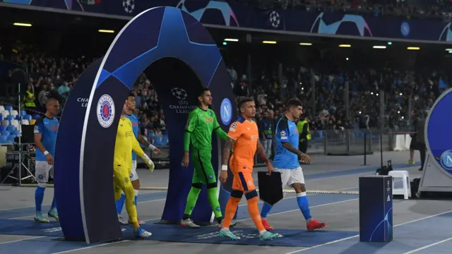 Rangers v Napoli Graphic